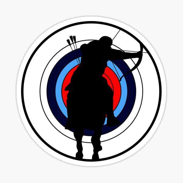 Item preview, Mounted Archer Archery Target Bow Hunting Horse designed and sold by Designer-Girl.