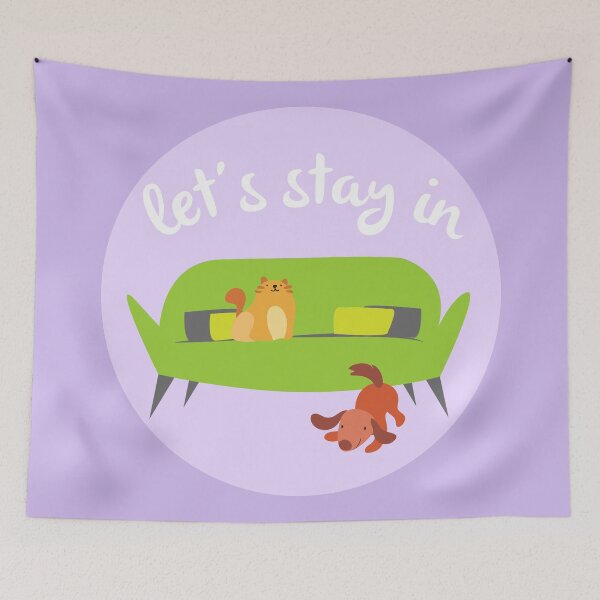 Item preview, Let's Stay In designed and sold by BunnyThePainter.