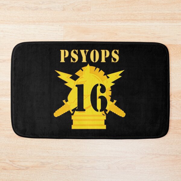 Item preview, Army - PSYOPS w Branch Insignia - 16th Battalion Numeral designed and sold by Military Insignia Products.