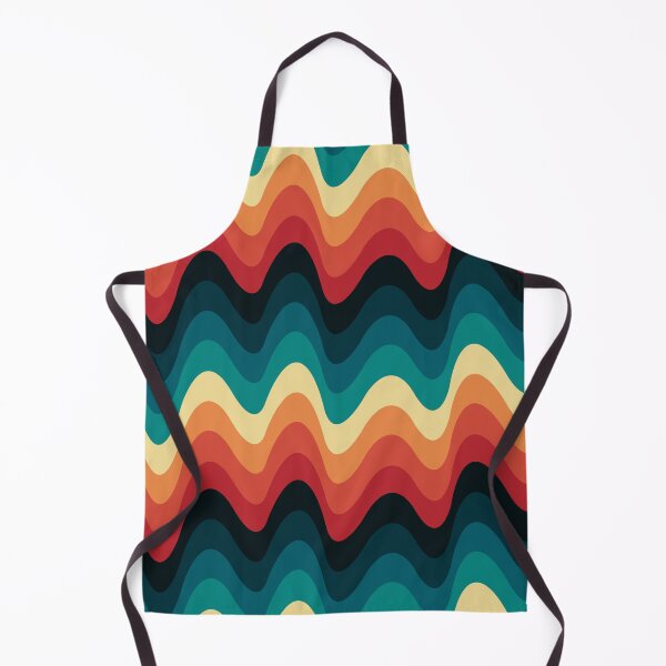 Item preview, Horizontal waves in retro style designed and sold by BattaAnastasia.
