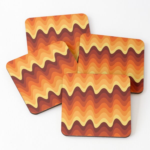 Item preview, Horizontal waves in retro style designed and sold by BattaAnastasia.