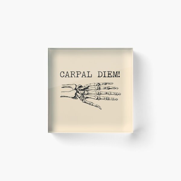Item preview, Carpal Diem - Bone Pun, Gifts for Orthopedic Surgeons designed and sold by GasparArts.