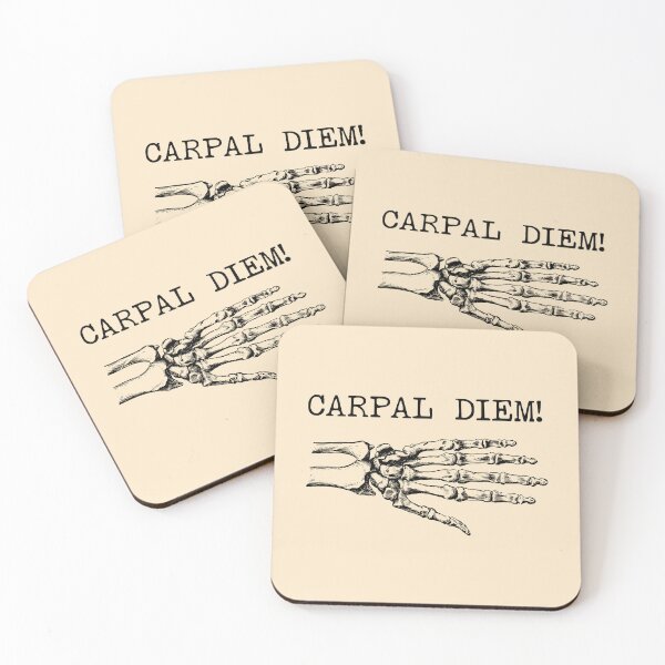 Item preview, Carpal Diem - Bone Pun, Gifts for Orthopedic Surgeons designed and sold by GasparArts.