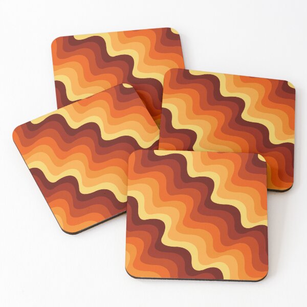 Item preview, Diagonal waves in retro style designed and sold by BattaAnastasia.