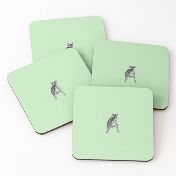 Item preview, Cat Alphabet: letter A cropped designed and sold by gatteria.