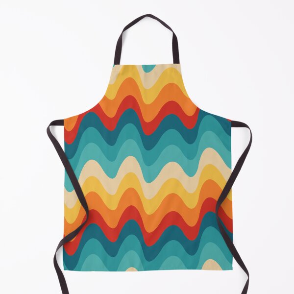 Item preview, Horizontal waves in retro style designed and sold by BattaAnastasia.