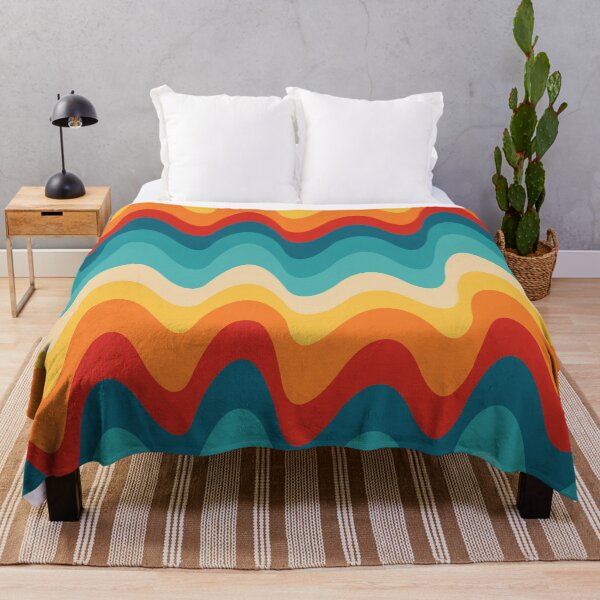 Item preview, Ondas horizontales en estilo retro designed and sold by BattaAnastasia.