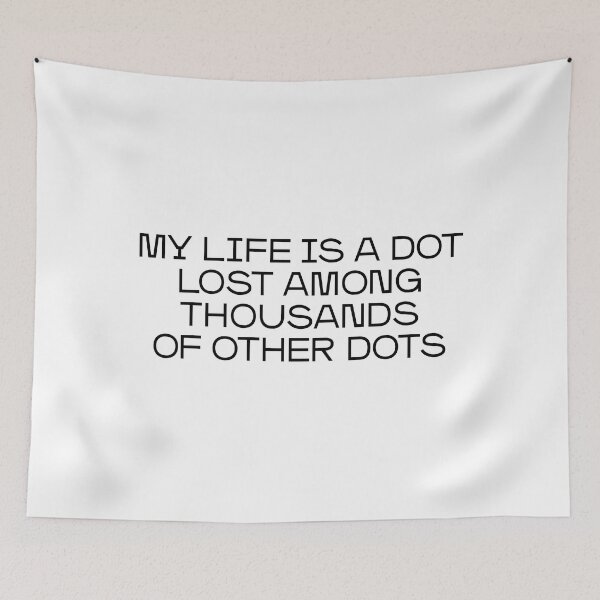 Item preview, My life is like a dot (black) designed and sold by didijuca.
