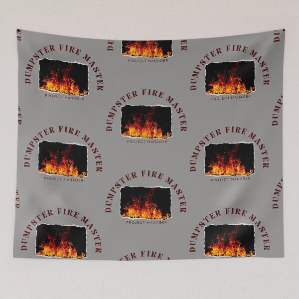 Item preview, Project Manager dumpster fire master funny designed and sold by Awesomefamily.