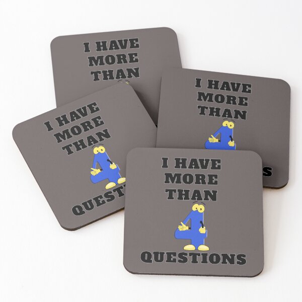 Item preview, I Have More Than Four Questions designed and sold by RendoRed.