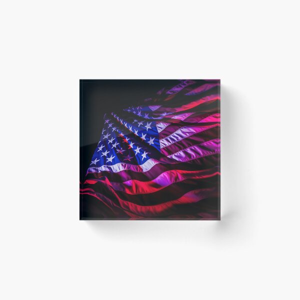 Item preview, Blacklight American Flag designed and sold by Matt's Artificial Nature.