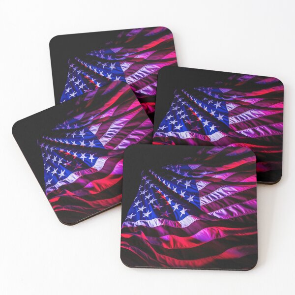 Item preview, Blacklight American Flag designed and sold by Matt's Artificial Nature.
