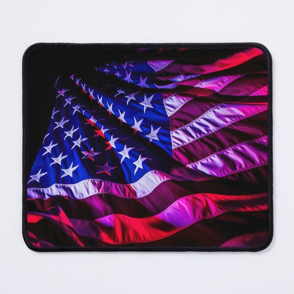 Item preview, Blacklight American Flag designed and sold by Matt's Artificial Nature.