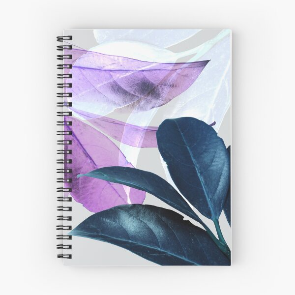 Item preview, Botanical Leaves in Blue and Violet designed and sold by PrintsProject.