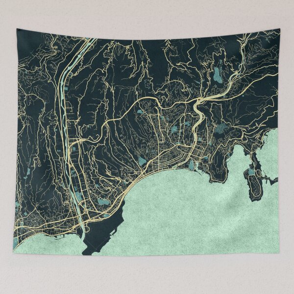Item preview, Nice City Map of France - Summer designed and sold by deMAP.