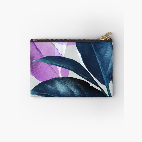 Item preview, Botanical Leaves in Blue and Violet designed and sold by PrintsProject.
