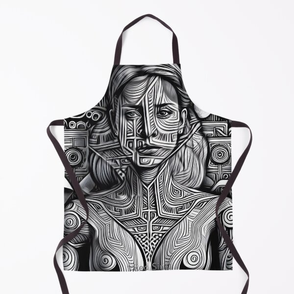 Item preview, Woman in Doodle by Red Siri0 designed and sold by Red Siri0 Art.
