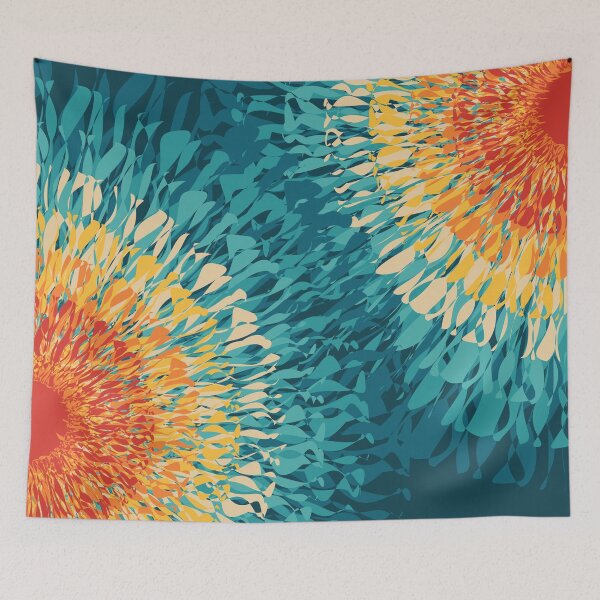 Item preview, Colorful retro style solar flare designed and sold by BattaAnastasia.