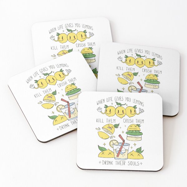 Item preview, Life gives you lemons - drink their souls - Funny cute summer design designed and sold by Garaunt - The bavarian brute.