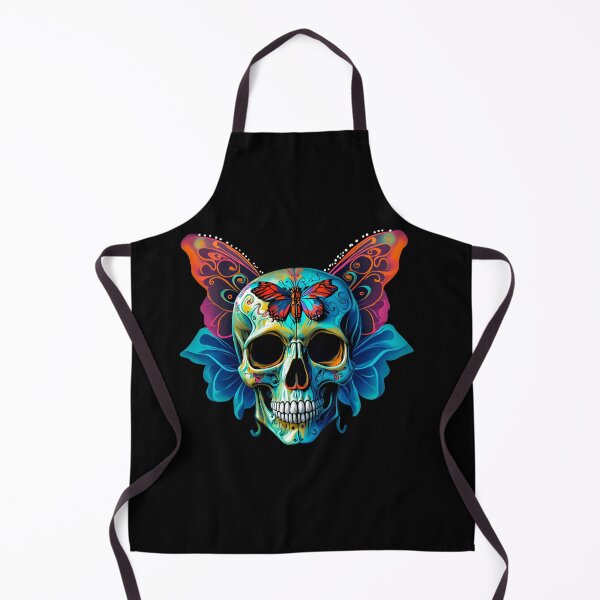 Aperçu de l'œuvre Dark Art Macabre Images Gothic Aesthetic Butterfly Skull créée et vendue par MerchLovers.