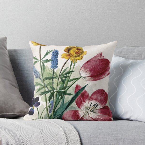 Item preview, Bouquet of tulips, pansies, grape hyacinths and dotters | Willem van Leen designed and sold by LaMadeleine.