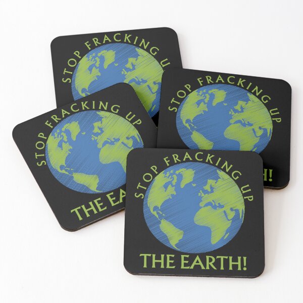 Item preview, Stop Fracking Up the Earth Earth Day designed and sold by BluePlanetMerch.