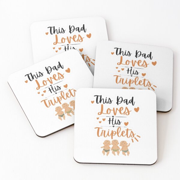 Item preview, This Dad Loves His Triplets designed and sold by Vector  Guru.