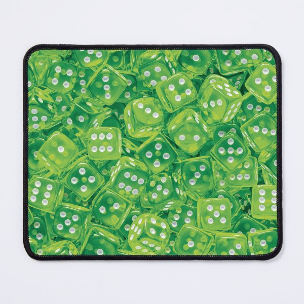 Item preview, Lotes de dados: dados de juego de mesa verde transparente (mesa / juego de mesa / rpg D6) designed and sold by Soludum Dice & Meeple Merch.