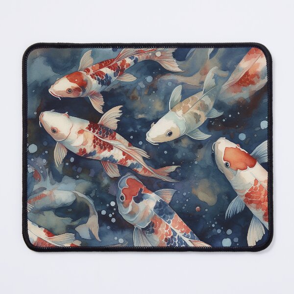 Item preview, Patrón de acuarela Koi designed and sold by PixelPusherArt.