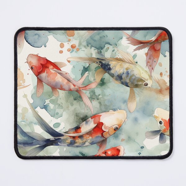 Item preview, Watercolor Koi pattern -2 designed and sold by PixelPusherArt.