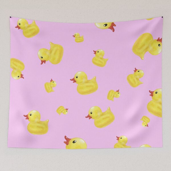 Item preview, Cute yellow rubber ducks fun pattern designed and sold by JaneVirak.