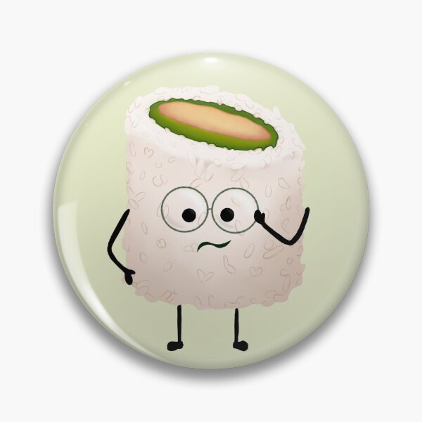 Item preview, California roll (Nerdy roll) designed and sold by DoodlefromMars.