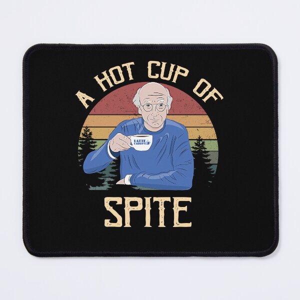 Item preview, Curb Your Enthusiasm Larry David A Hot Cup of Spite Circle designed and sold by SaraLeetx.