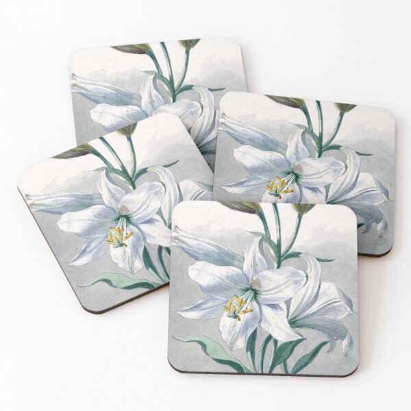 Item preview, Yellow and White Lilies | Willem van Leen designed and sold by LaMadeleine.
