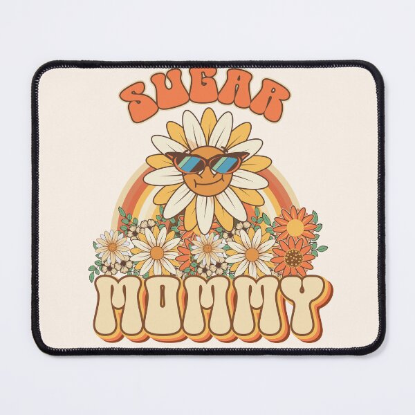 Item preview, Sugar mommy Retro quote gift for funny mother Vintage floral pattern designed and sold by HomeCoquette.