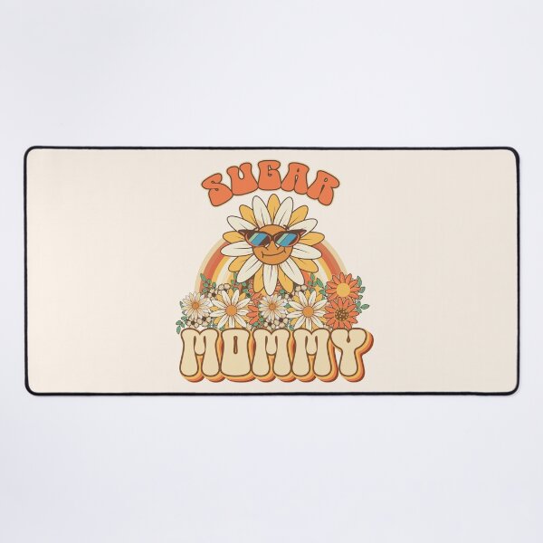 Item preview, Sugar mommy Retro quote gift for funny mother Vintage floral pattern designed and sold by HomeCoquette.
