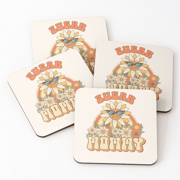 Item preview, Sugar mommy  Retro quote gift for funny mother Vintage floral pattern designed and sold by HomeCoquette.