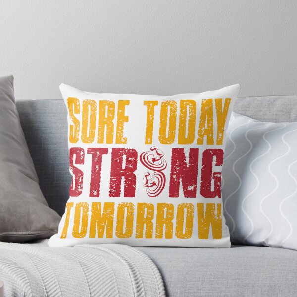 Item preview, Sore today Strong tomorrow Gym motivational quote. designed and sold by graphicmedia944.