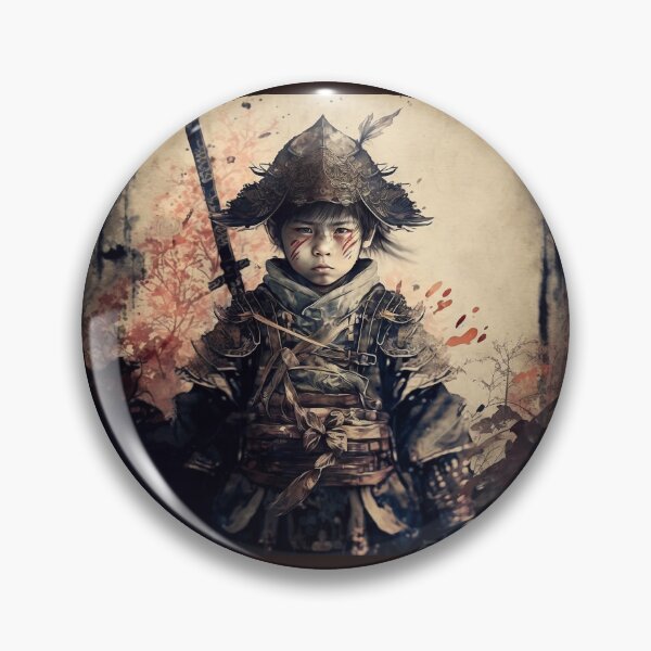 Item preview, Little samurai standing alone designed and sold by sakuraartforme.