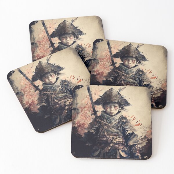 Item preview, Little samurai standing alone designed and sold by sakuraartforme.