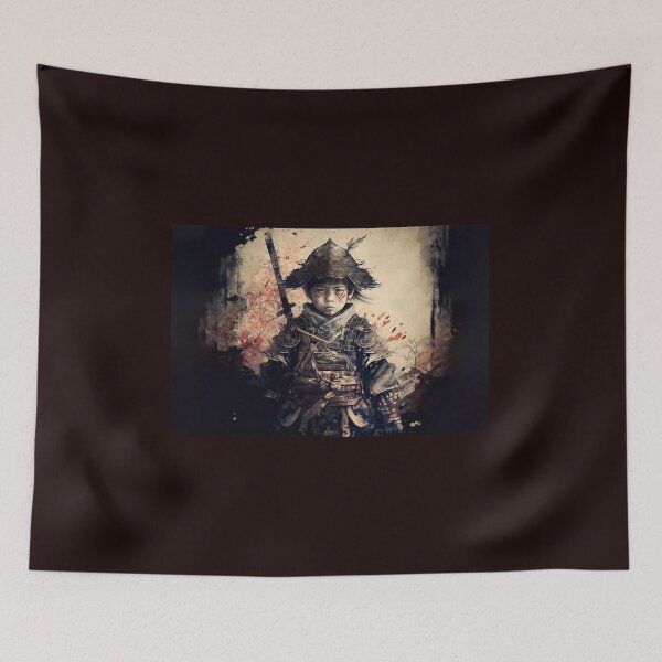 Item preview, Little samurai standing alone designed and sold by sakuraartforme.