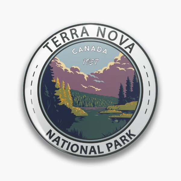 Item preview, Terra Nova National Park Canada Badge designed and sold by KrisSidDesigns.