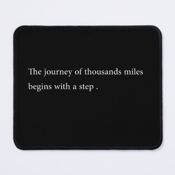 Item preview, The journey of thousands miles begins with a step . designed and sold by Elegant160.