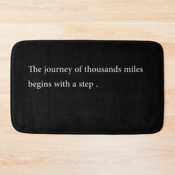 Item preview, The journey of thousands miles begins with a step . designed and sold by Elegant160.