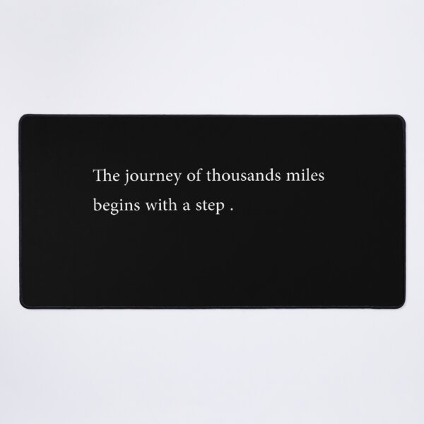 Item preview, The journey of thousands miles begins with a step . designed and sold by Elegant160.