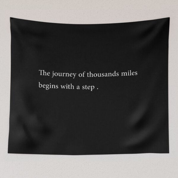 Item preview, The journey of thousands miles begins with a step . designed and sold by Elegant160.