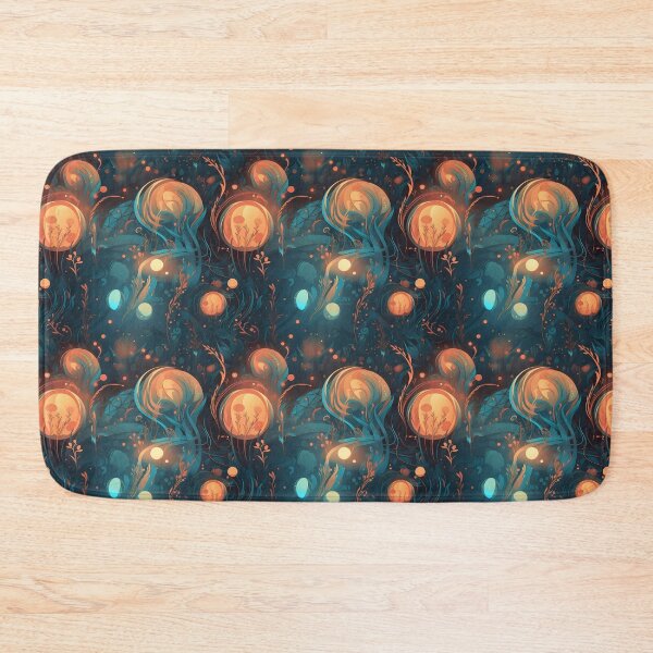 Item preview, Abstract fireflies in a fantasy world designed and sold by CroffleStudio.