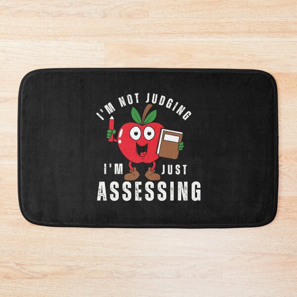 Item preview, I'm not Judging  I'm Just Assessing Funny Typography Quote  designed and sold by thedazzlingmonk.