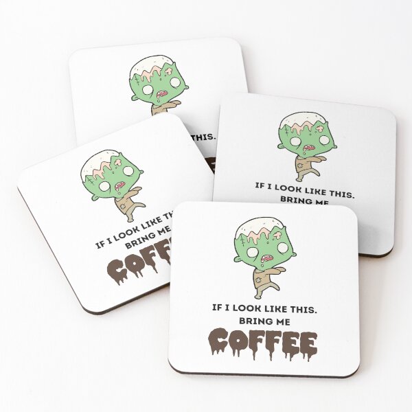 Item preview, Coffee Zombie designed and sold by WhatTeeFox.