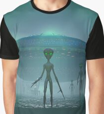 Alien Visitors Graphic T-Shirt